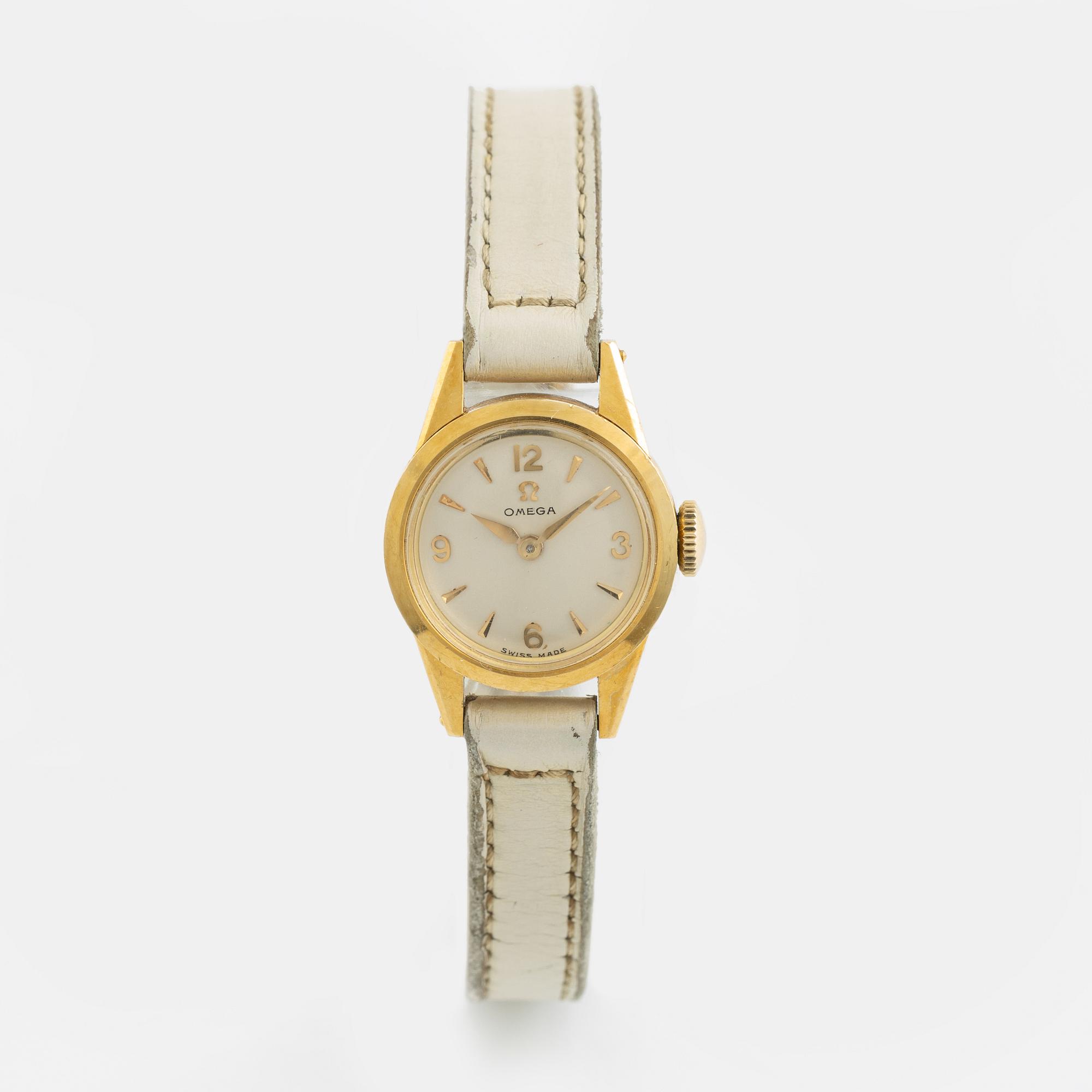 Omega, armbandsur, 17 mm.