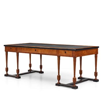 32. A Swedish empire library table, early 19th century.