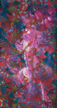 NELL WALDEN, gouche on paper, signed and dated -73.