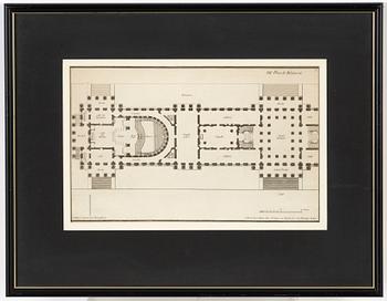 Jean-François de Neufforge, kopparstick, 8 st.