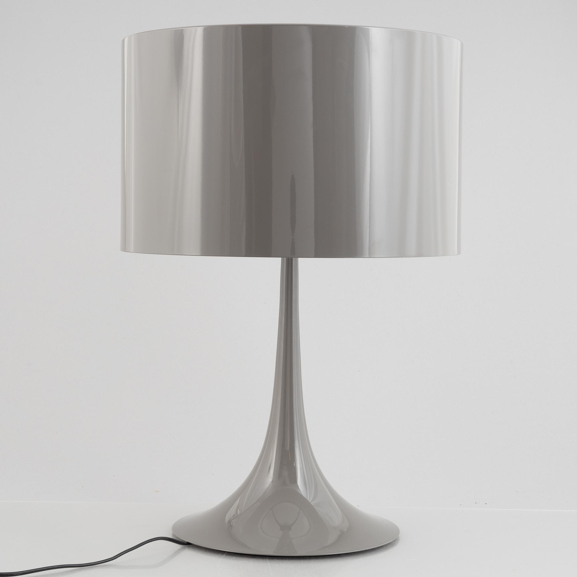 Sebastian Wrong, a table lamp, "Spun Light T1", Flos, Italy, 21st century.