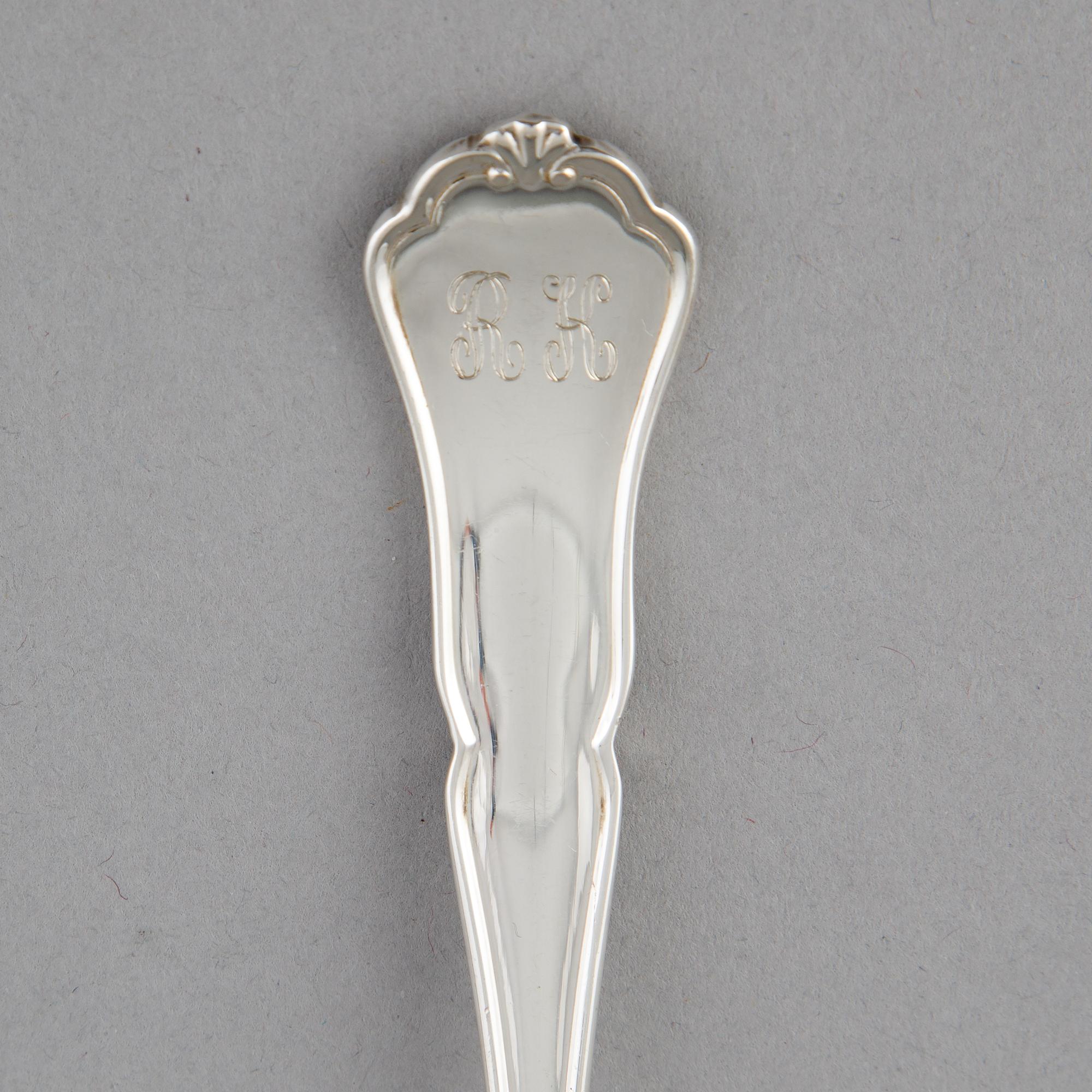 A Finnish silver cutlery, second half of the 20th century (63 pieces).