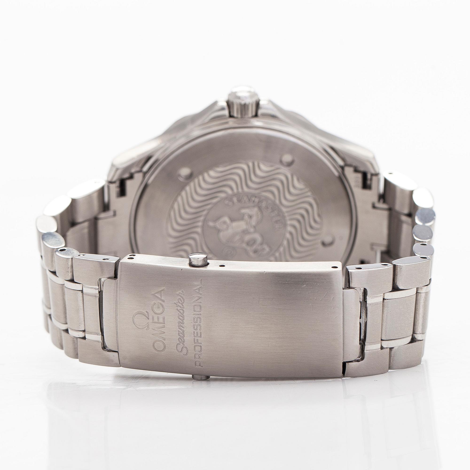 Omega, Seamaster, "Electric Blue", wristwatch, 41.5 mm.