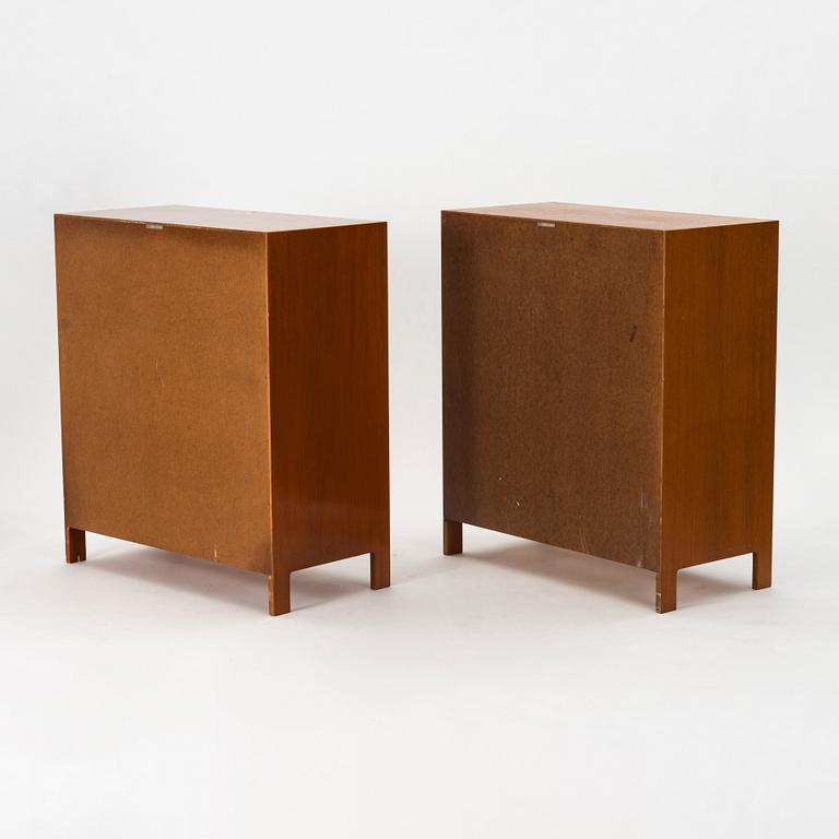David Rosén, a set of two chest of drawers, the "Futura"-series, Nordiska Kompaniet, 1950s.