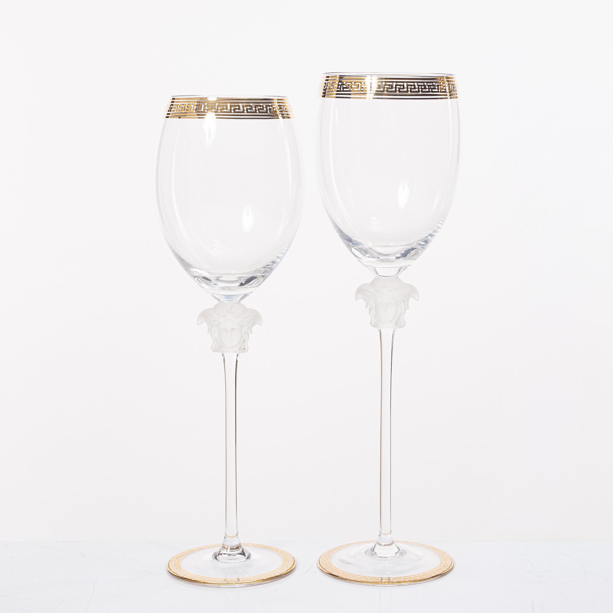 Versace, an 18 piece 'Medusa' glass service, Rosenthal, Germany.