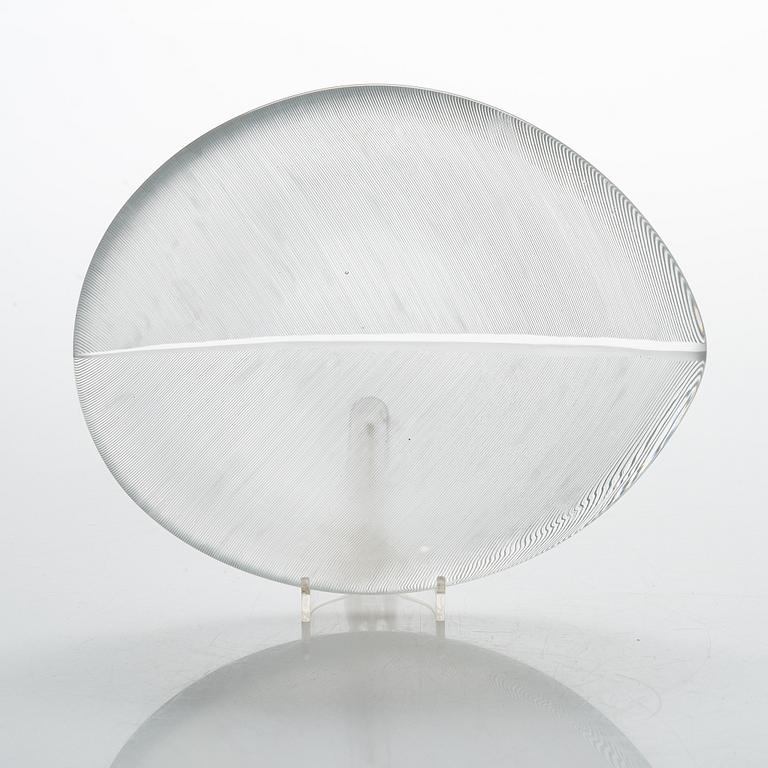 Tapio Wirkkala, skål, glas, modell 3337, signerad Tapio Wirkkala Iittala.