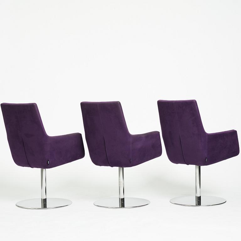 Roger Persson, "Happy", 3+3 armchairs, Swedese.