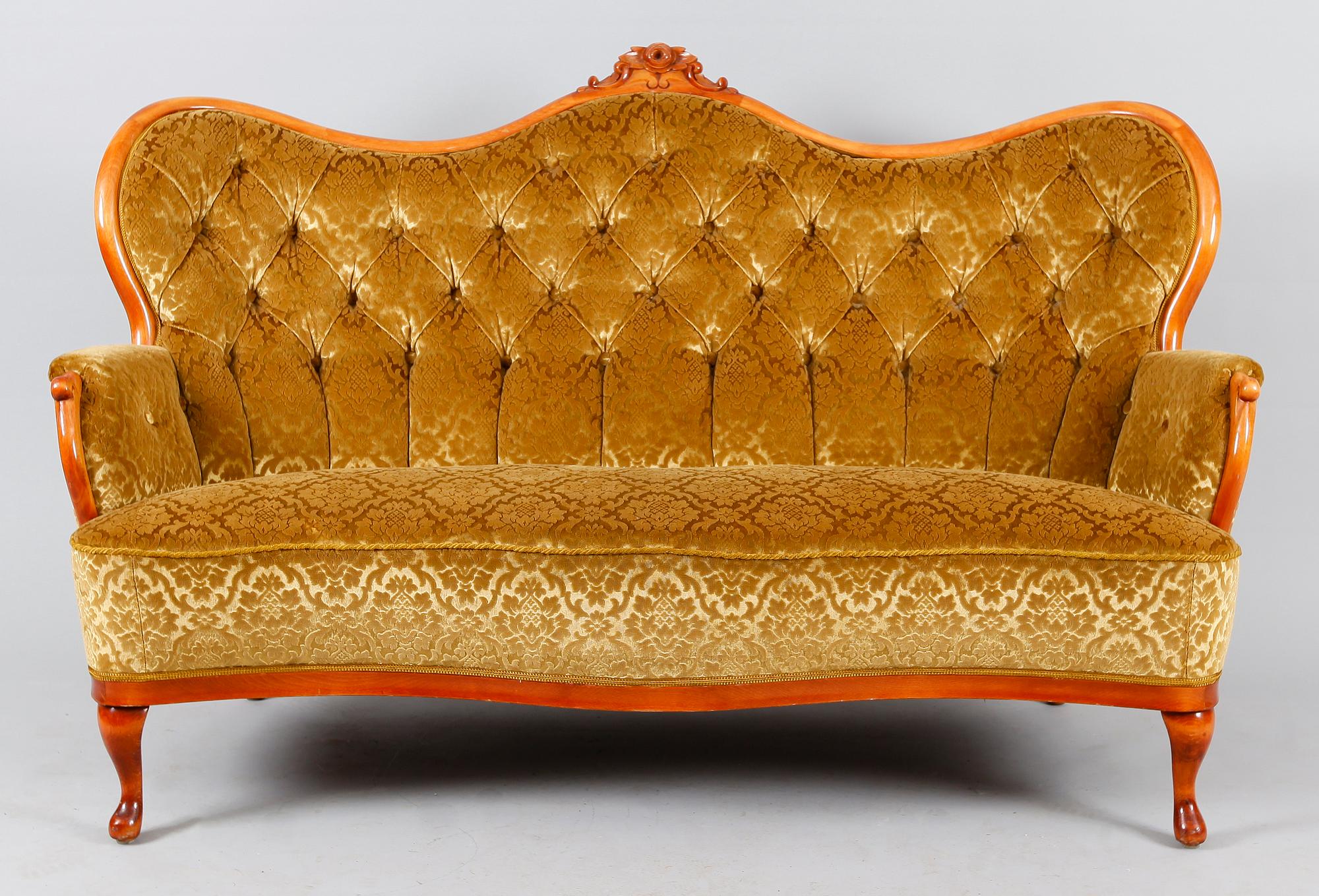 SOFFA, rokokostil, 1900-talets mitt.