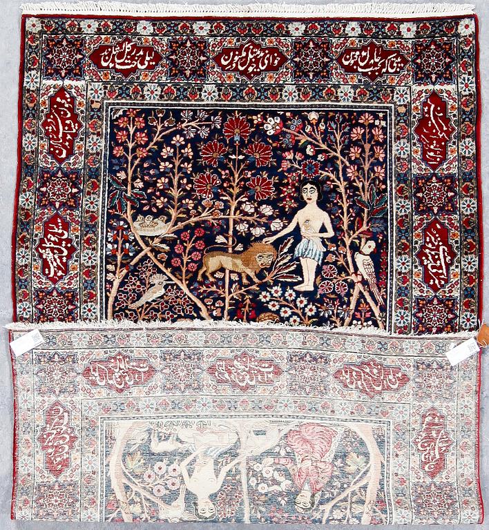 MATTA, semiantik, Kirman laver, ca 210x138 cm.