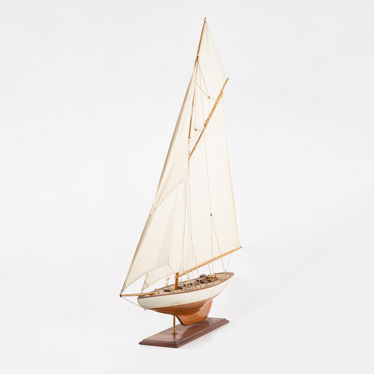 A decorative sailing boat. 20th Century.