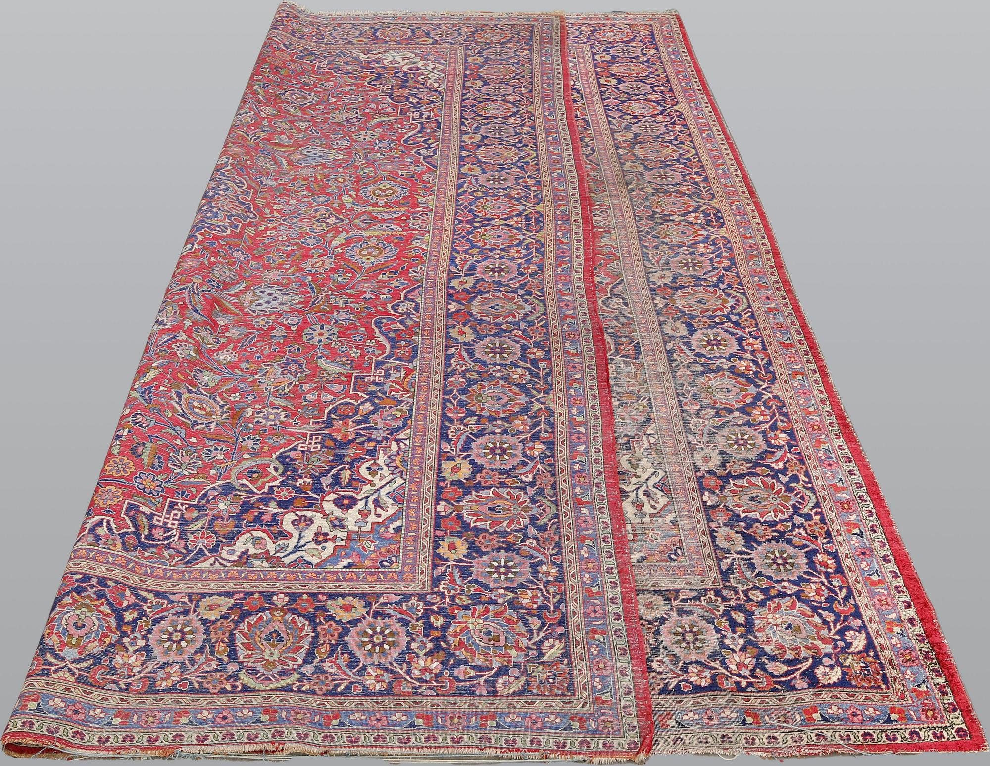 A carpet, Semi-antique Silke Keshan, ca 300 x 210 cm.