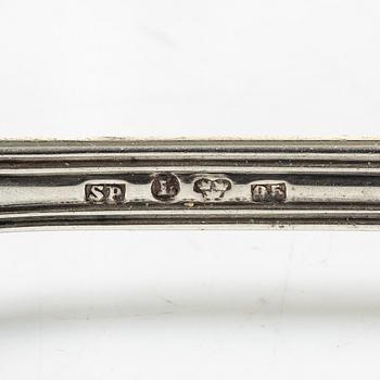 Bestick, silver, 6 delar, "Olga", 1849 - 1891.