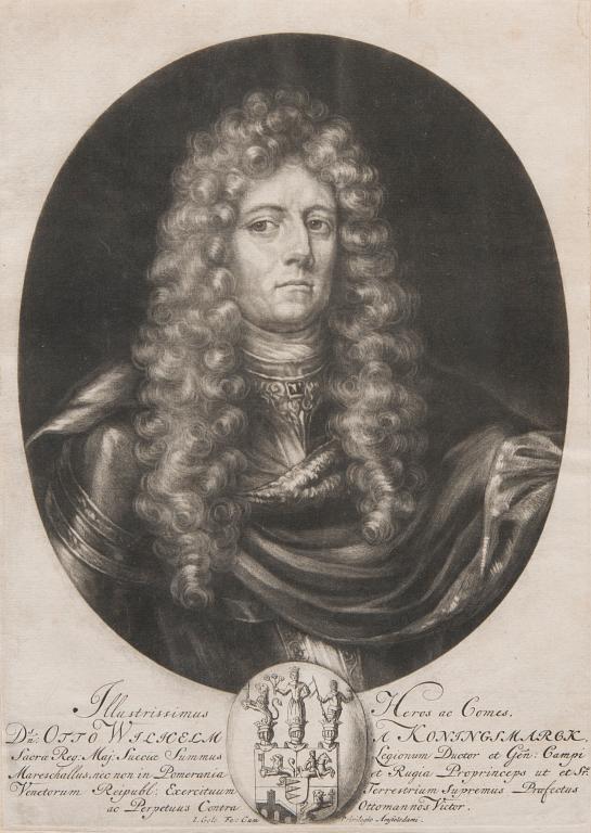 A COPPER ENGRAVING, 17th Century.