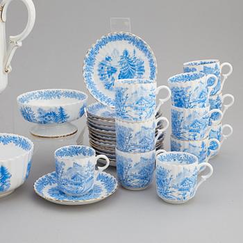A porcelaine service, Rörstrand (28 pc).