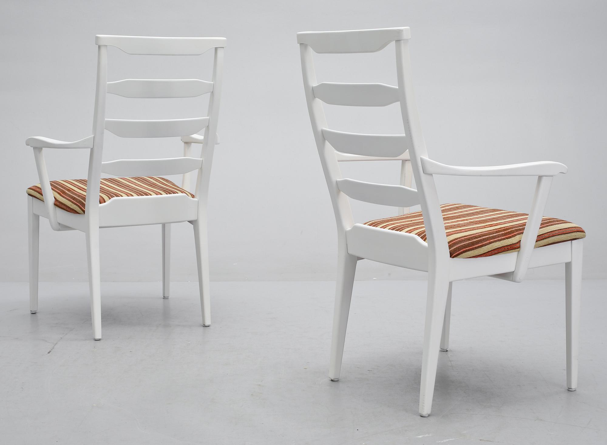 KARMSTOLAR, ett par, Vapensmeden, Carl Malmsten, 1900-talets andra hälft.