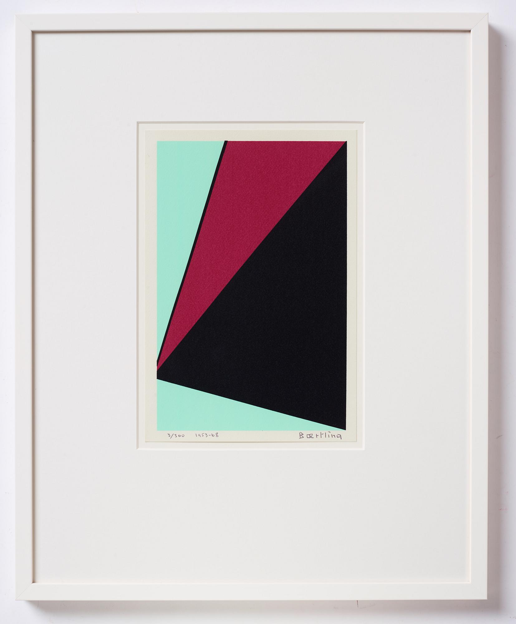 Olle Baertling, silkscreen in colours, 1953-68, signed 3/300.