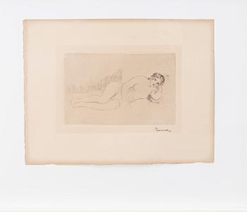 Pierre-Auguste Renoir, "Femme nue couchée".