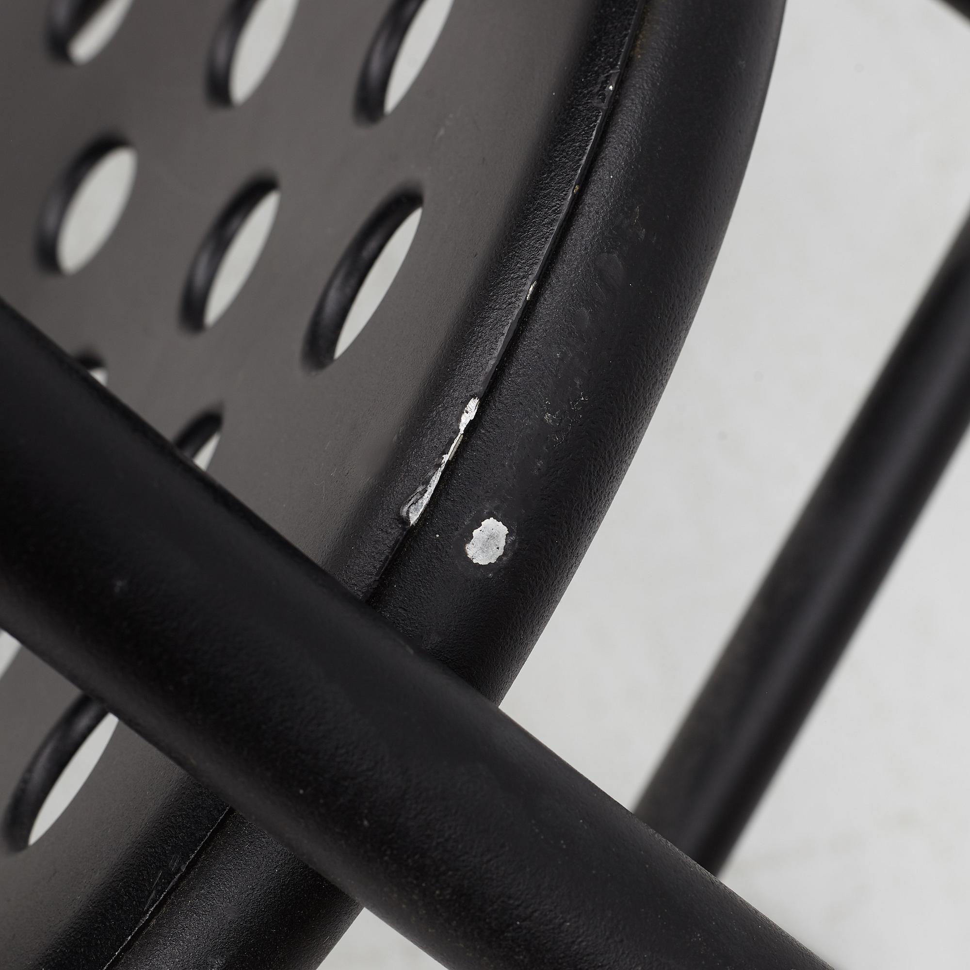 Jasper Morrison, four "Pipe" chairs, Magis.
