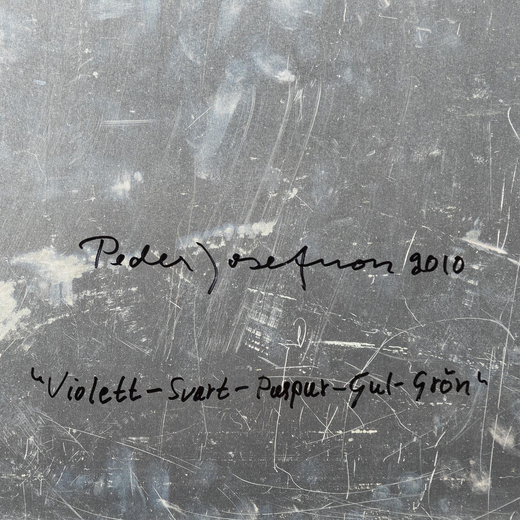 Peder Josefsson, "Violett-Svart-Purpur-Gul-Grön".
