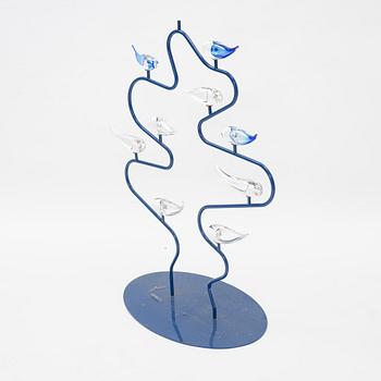 Sculpture, likely by Hannelore Dreutler for Åhus glassworks.