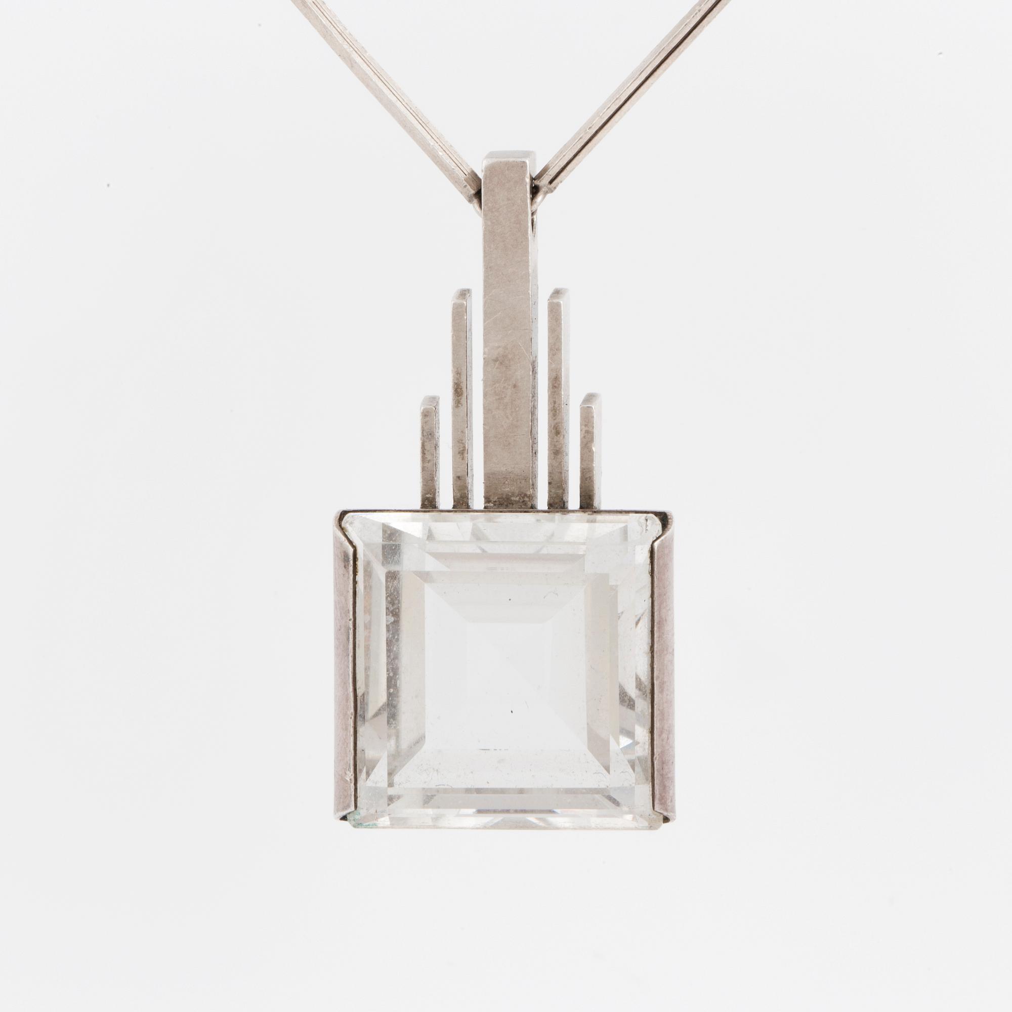 ATELJÉ STIGBERT,  Pendant with rock crystal.