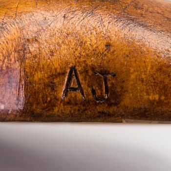 ALPO JAAKOLA, puuveistos, signeerattu.