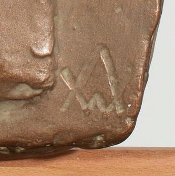 WÄINÖ AALTONEN, relief, gips, signerad och daterad 1951.