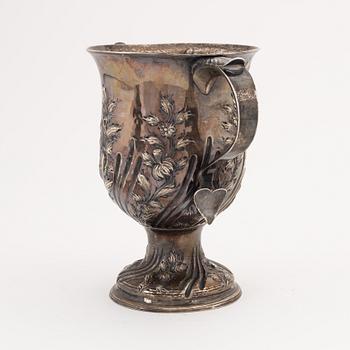 John Scofield, probably. A silver goblet, London, England, 1773.