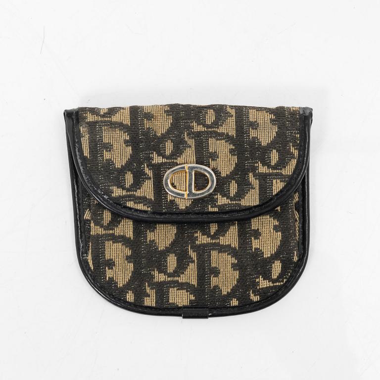 Christian Dior, bag and coin purse, vintage.