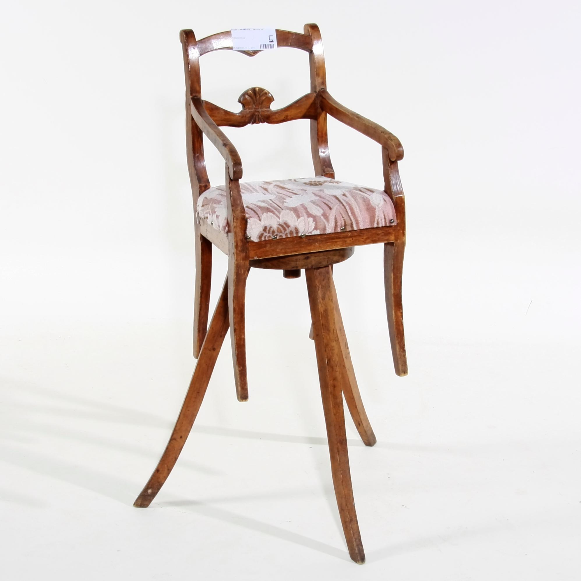 BARNSTOL. 1800-talets mitt.