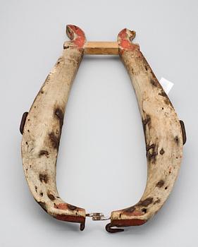 LOKOR, ett par, allmoge, 1800-tal.