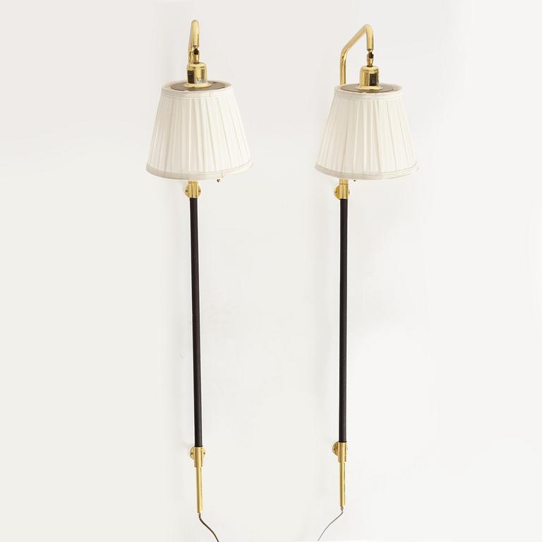 Wall lamps, a pair, Blond Belysning AB, Värnamo, Sweden, 2000s.