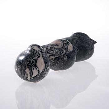 JUHANI SAKSA, skulptur, sten, signerad och daterad -95.