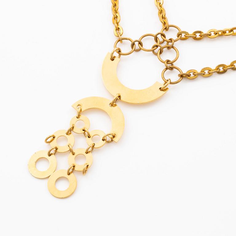 Siv Lagerström, brass necklace.