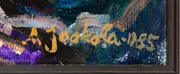 Alpo Jaakola, olja på pannå, signerad och daterad 1985.