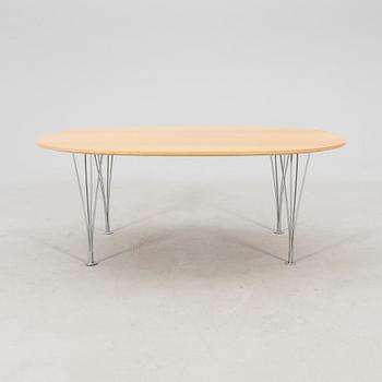 Bruno Mathsson & Piet Hein, "Superelips" coffee table for Fritz Hansen, Denmark, late 20th century.