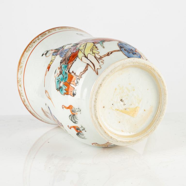 Mugg, exportporslin, Kina, Qianlong (1736-95).