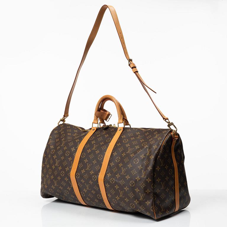 Louis Vuitton, weekendbag, "Keepall 55 Bandoulière".