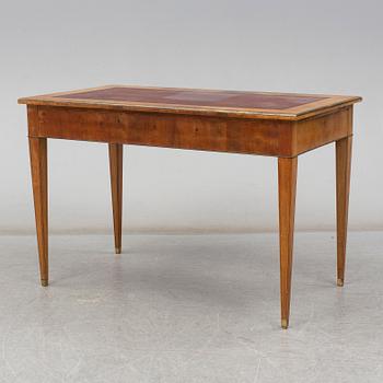 A late Gustavian style writing desk, circa 1900.