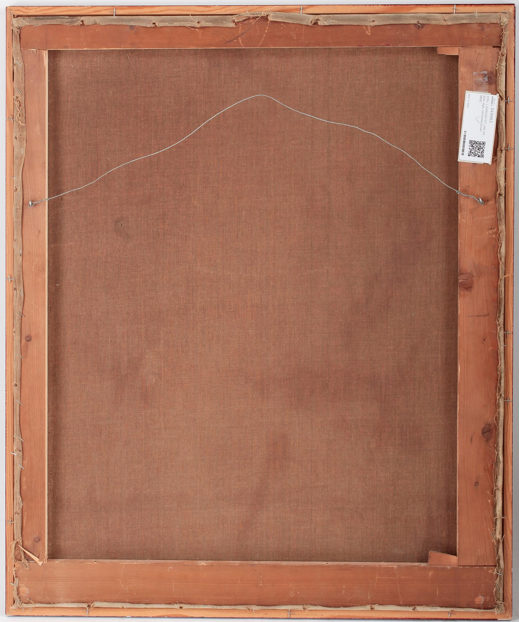 EMIL LJUNGQVIST, olja på duk, sign, sannolikt omkr 1900.