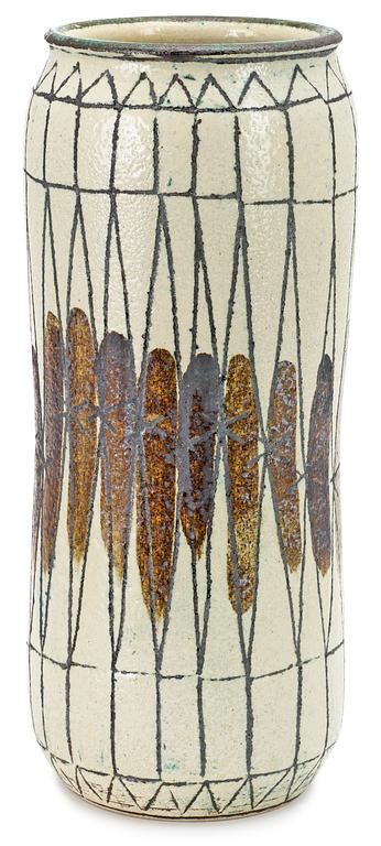 An Anders Bruno Liljefors stoneware vase, Gustavsberg Studio 1952.