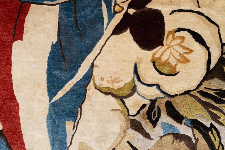 A carpet, c. 460 x 370 cm.