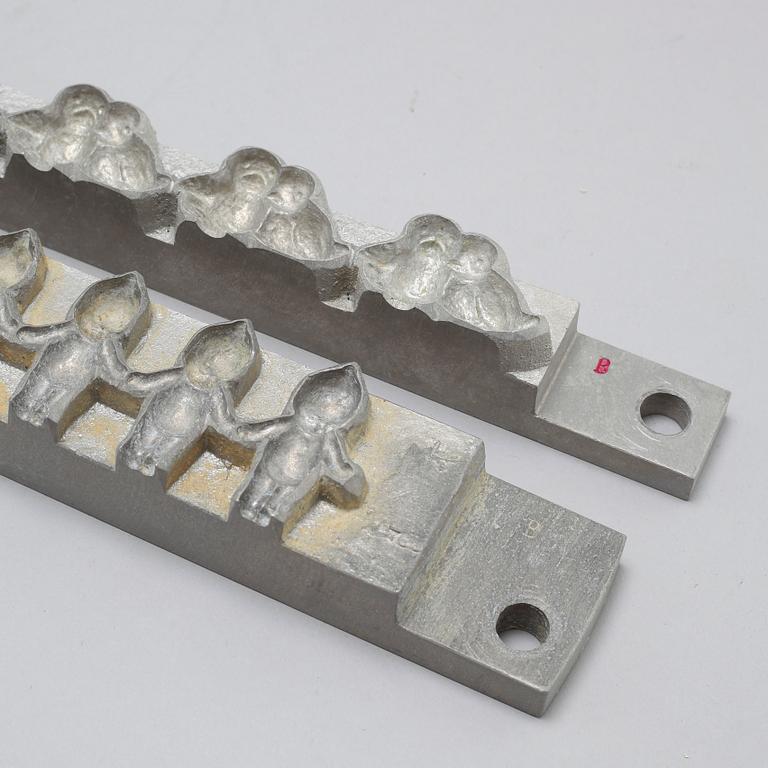 14 mid 20th century marzipan molds.