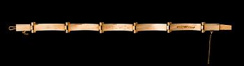 BJÖRN WECKSTRÖM, "Tundra" bracelet, 14K gold. Lapponia 1968.