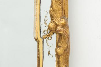 Niclas Meunier, Spegel, av Nils Meunier (mästare i Stockholm 1754-97, kunglig hovspegelmakare 1769). Rokoko.