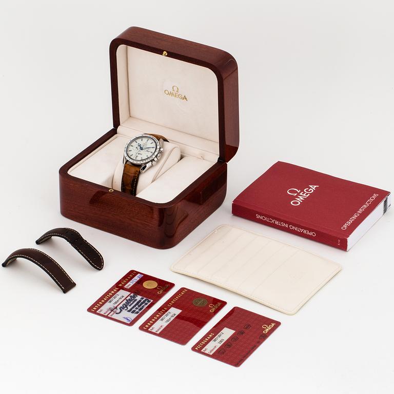 OMEGA, Speedmaster, Broad Arrow, "Tachymètre Base 1000", Chronometer, chronograph, wristwatch, 42 mm,