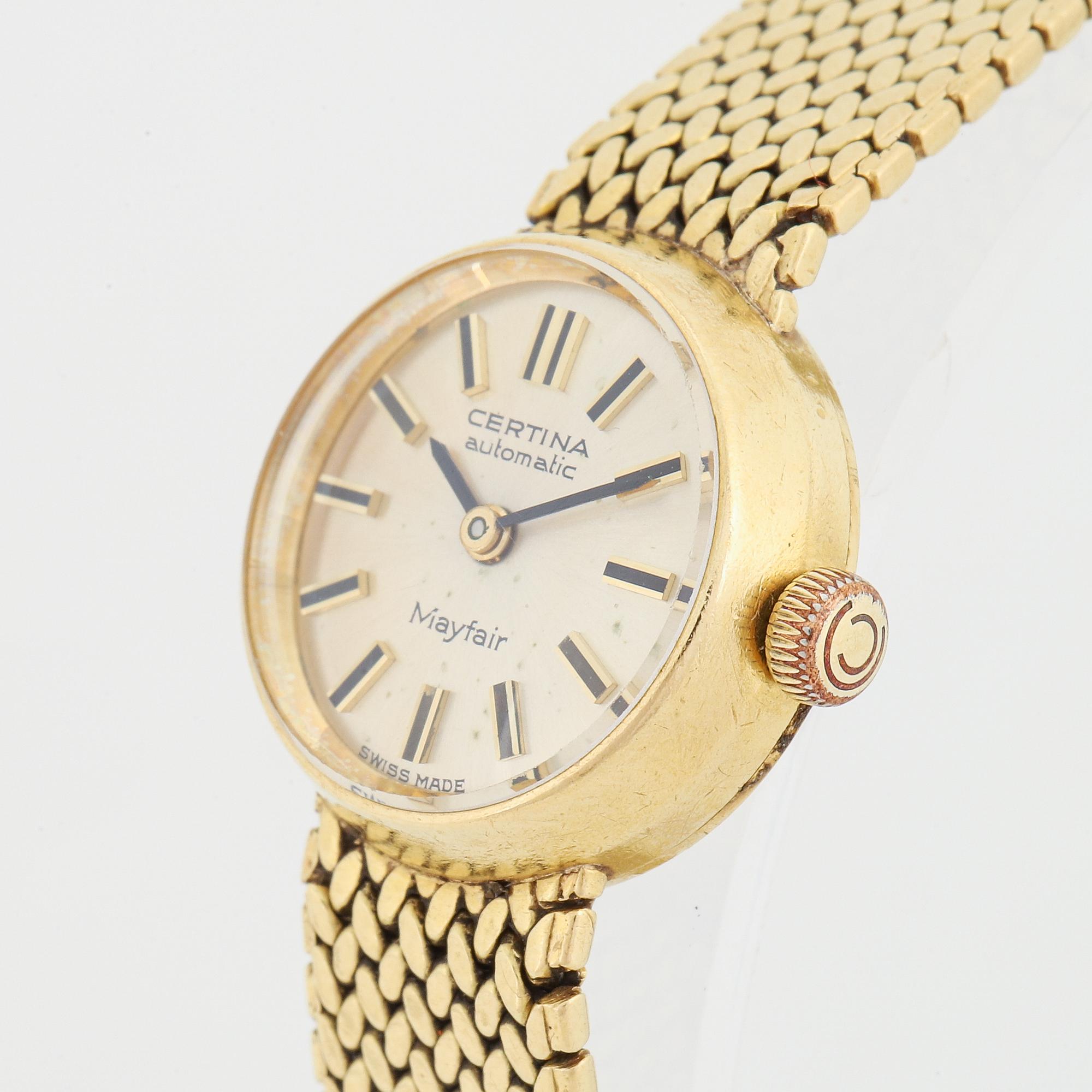 Certina, Mayfair, wristwatch, 18 mm.