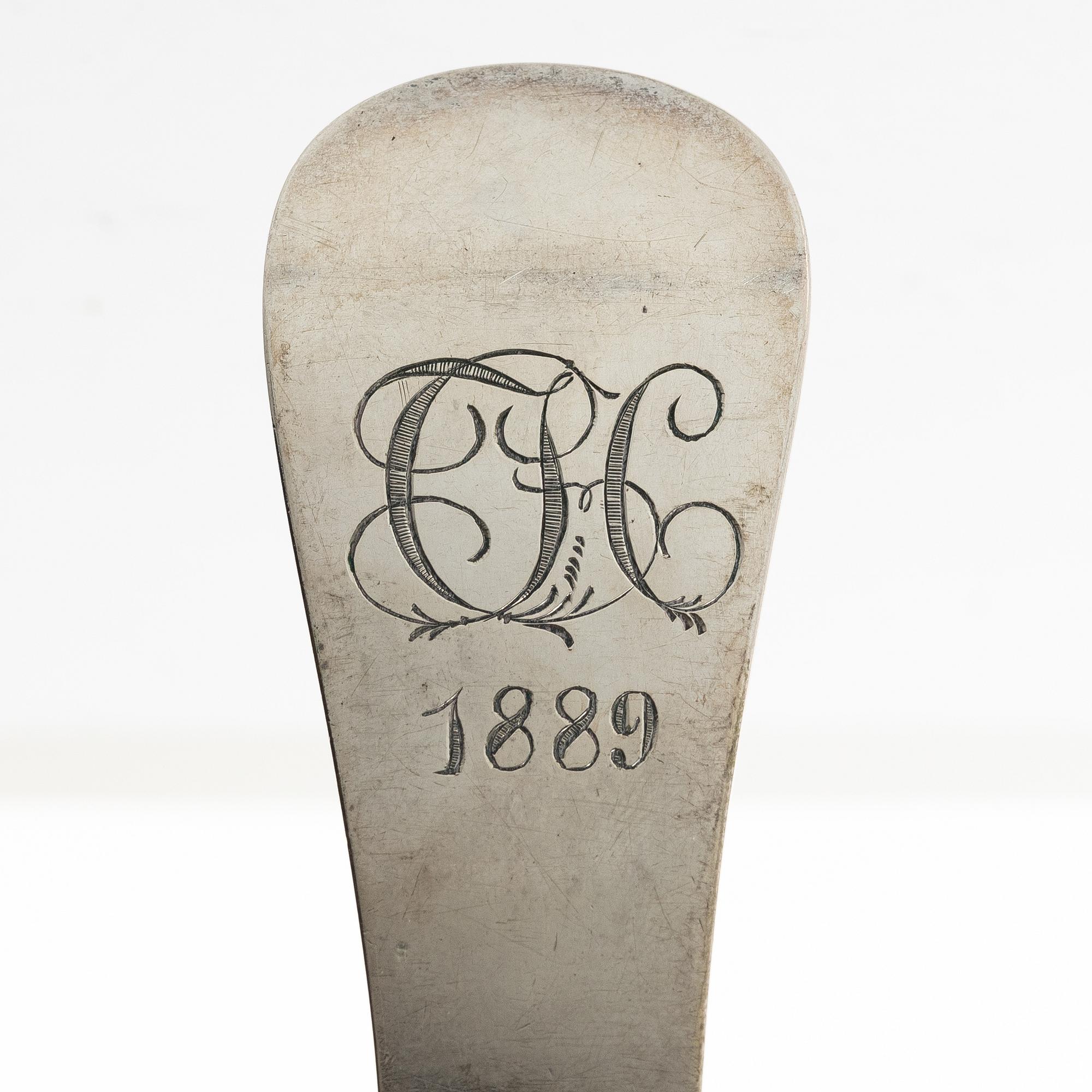 Jens Peter Møller, snuffbox, silver, Aalborg, Denmark, second half of the 19th century.