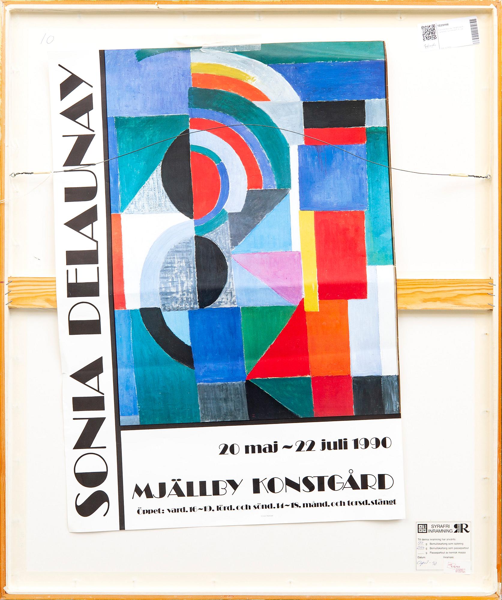 Sonia Delaunay, color lithograph, signed and numbered E.A.