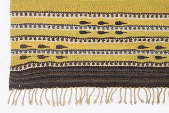 Anna Maria Hoke, a carpet, tapestry weave, c. 267 x 160 cm, signed GH AMH.